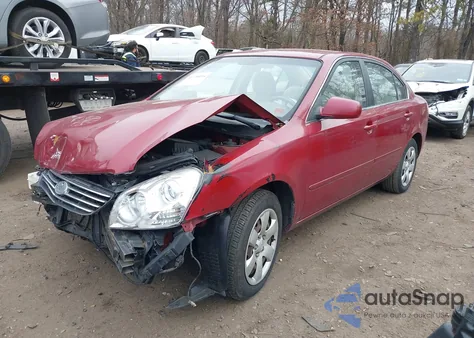 2008 Kia Optima Lx из США, поврежденный, VIN KNAGE123X85203812